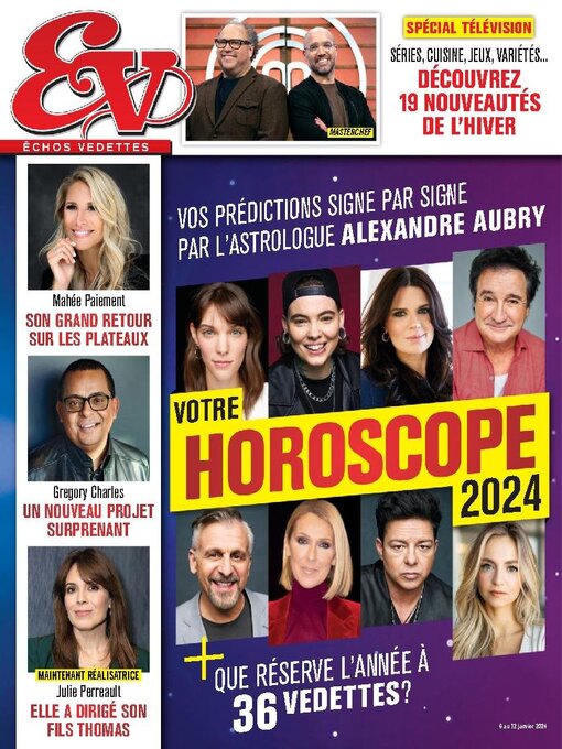 Cover image for Échos Vedettes